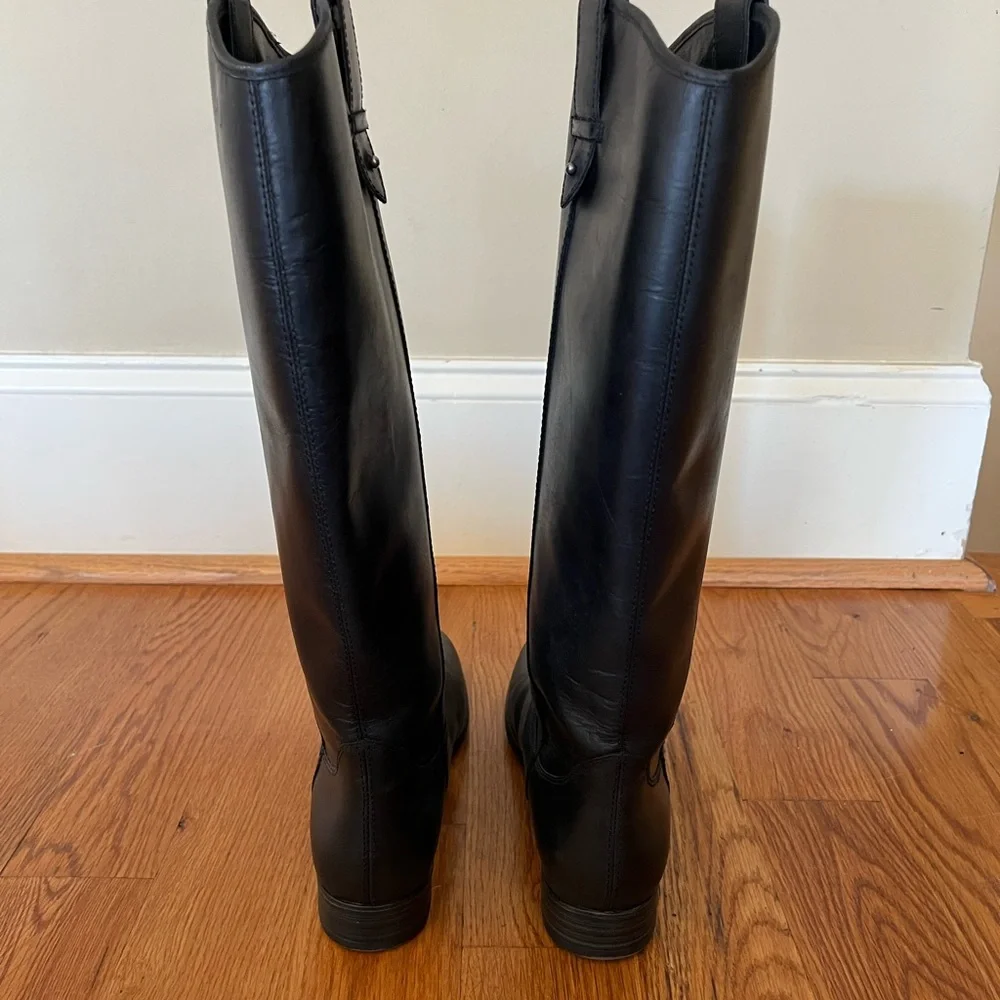 Frye & Co Tania Black Tall‎ Riding Boots - Picture 4 of 7